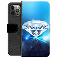 Bolsa tipo Carteira - iPhone 12 Pro Max - Diamante