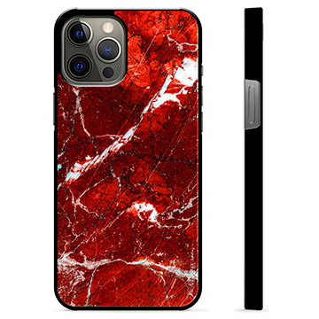 Capa Protectora - iPhone 12 Pro Max - Mármore Vermelho