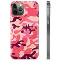 Capa de TPU para iPhone 12 Pro Max  - Camuflagem Rosa