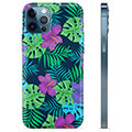 Capa de TPU para iPhone 12 Pro  - Flores Tropicais