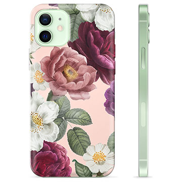 Capa de TPU para iPhone 12  - Flores Românticas