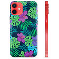 Capa de TPU para iPhone 12 mini  - Flores Tropicais