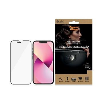 Protetor de Ecrã PanzerGlass Case Friendly Swarovski CamSlider para iPhone 13 Mini - Borda Preta