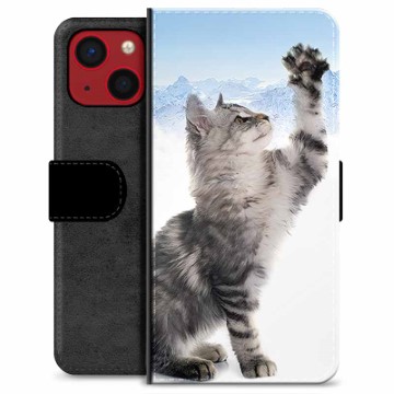 Bolsa tipo Carteira - iPhone 13 Mini - Gato