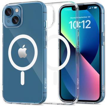 Capa magnética TPU Tech-Protect FlexAir para iPhone 13 Mini - Transparente