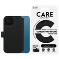 Capa para carteira 2 em 1 PanzerGlass Care Tango para iPhone 13/14 - Compatível com MagSafe - Preto