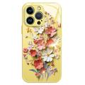 Capa híbrida para iPhone 13 Pro Buquê de flores  - Amarelo