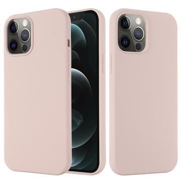 Capa de silicone líquido para iPhone 13 Pro Max - Compatível com MagSafe - Cor-de-Rosa