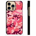 Capa Protectora - iPhone 13 Pro Max - Camuflagem Rosa