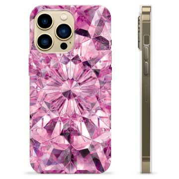 Capa de TPU - iPhone 13 Pro Max - Cristal Rosa