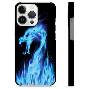 Capa Protectora - iPhone 13 Pro - Dragão de Fogo Azul