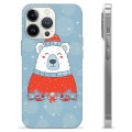 Capa de TPU - iPhone 13 Pro - Urso de Natal