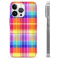 Capa de TPU - iPhone 13 Pro - Camisa de Flanela