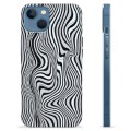 Capa de TPU - iPhone 13 - Zebra Hipnotizante