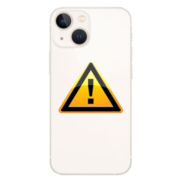 iPhone 13 mini Battery Cover Repair - incl. frame - White