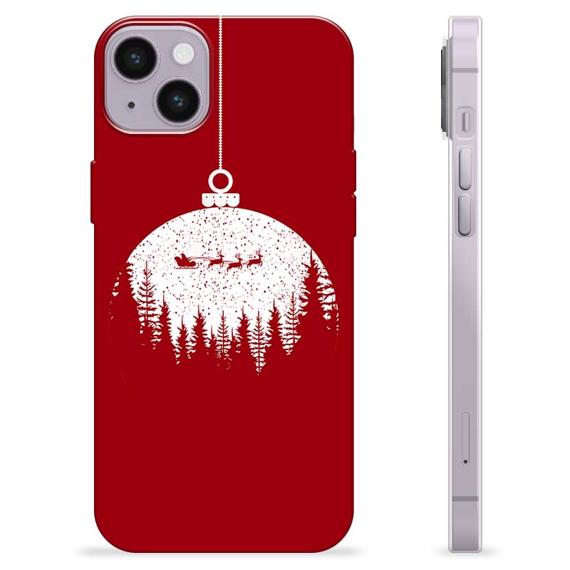 Capa de TPU - iPhone 14 Plus - Bola de Natal