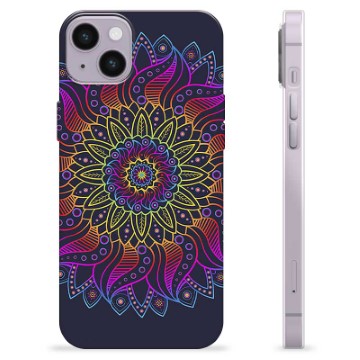 Capa de TPU - iPhone 14 Plus - Mandala Colorida