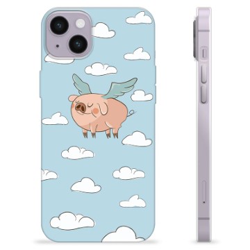 Capa de TPU - iPhone 14 Plus - Porco Voador