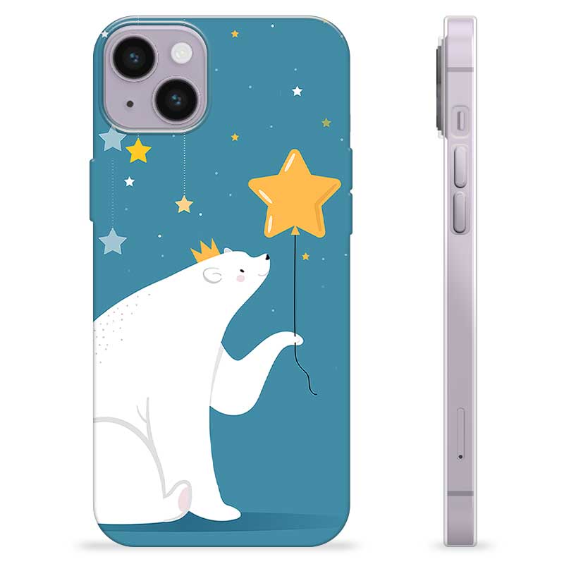 Capa de TPU - iPhone 14 Plus - Urso Polar