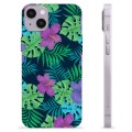 Capa de TPU - iPhone 14 Plus - Flores Tropicais