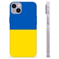 Capa de TPU Bandeira da Ucrânia - iPhone 13 - Duas cores