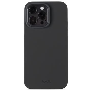 Capa de silicone Holdit para iPhone 14 Pro Max - Preto