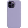 Capa de silicone para iPhone 14 Pro Max Nudient Base - Roxo