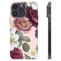 Capa de TPU - iPhone 14 Pro Max - Flores Românticas