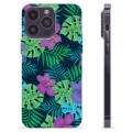 Capa de TPU - iPhone 14 Pro Max - Flores Tropicais