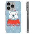 Capa de TPU - iPhone 14 Pro - Urso de Natal