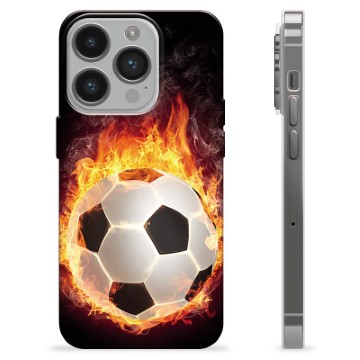 Capa de TPU - iPhone 14 Pro - Chama do Futebol