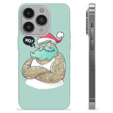 Capa de TPU - iPhone 14 Pro - Pai Natal Moderno