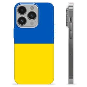 Capa de TPU Bandeira da Ucrânia - iPhone 13 - Duas cores