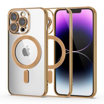 Capa Tech-Protect MagShine para iPhone 14 Pro - Compatível com MagSafe - Dourado