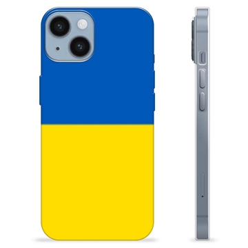 Capa de TPU Bandeira da Ucrânia - iPhone 13 - Duas cores