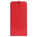 Bolsa Flip Vertical para iPhone 14 - Vermelho