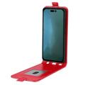 Bolsa Flip Vertical para iPhone 14 - Vermelho