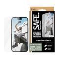 Protetor de ecrã de vidro temperado PanzerGlass Safe Ultra-Wide Fit para iPhone 15/16 - 9H - Transparente