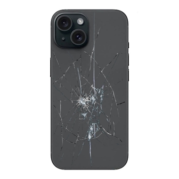 Reparação da capa traseira do iPhone 15 - só vidro