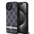 Capa para iPhone 15 DKNY Checkered Pattern and Stripe