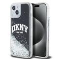 Capa para iPhone 15 DKNY Liquid Glitter Arch Logo