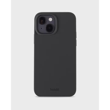 Capa de silicone Holdit para iPhone 15 - Preto