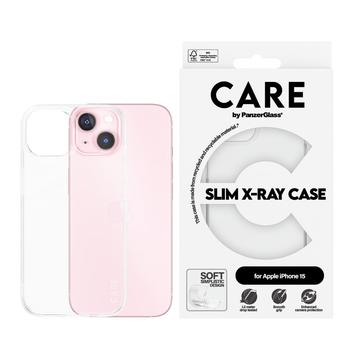 Capa para iPhone 15 PanzerGlass Care Fashion Slim X-Ray - Transparente