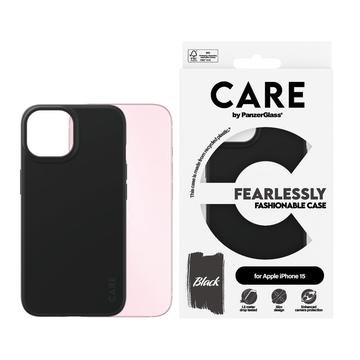 Capa PanzerGlass Care Fearlessly Fashionable para iPhone 15 - Preto