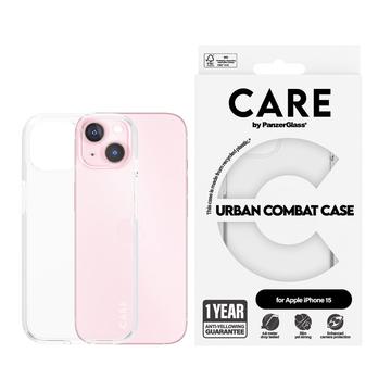 Capa PanzerGlass Urban Combat para iPhone 15 - Transparente