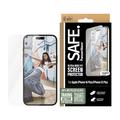 Protetor de ecrã de vidro temperado PanzerGlass Safe Ultra-Wide Fit para iPhone 15 Plus/16 Plus - 9H - Transparente