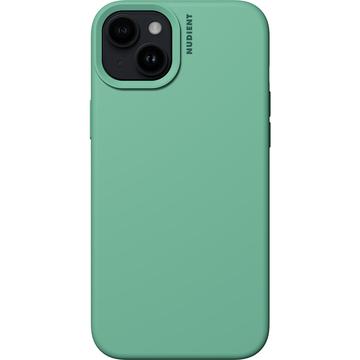 Capa de Silicone para iPhone 15 Plus Nudient Base - Verde menta