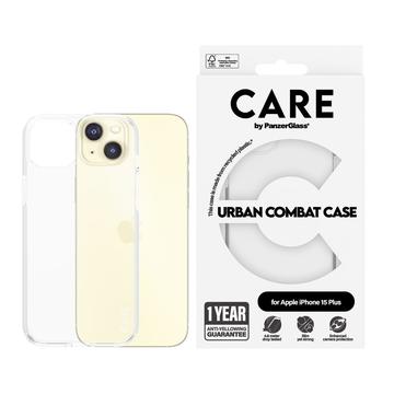 Capa PanzerGlass Urban Combat para iPhone 15 Plus - Transparente