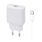 Carregador Beline PD 3.0 USB-C GaN para iPhone 15 Pro/15 Pro Max/16 Pro/16 Pro Max - 30W - Branco