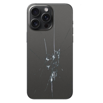 Reparação da capa traseira do iPhone 15 Pro - só vidro